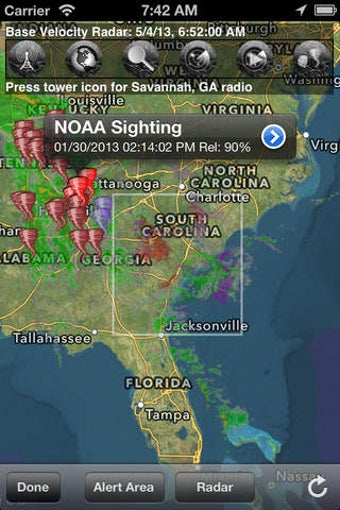 Image 0 for TornadoSpy+: Tornado Maps…