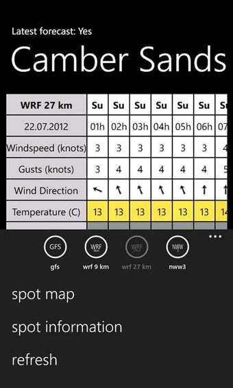 Image 0 for Windguru for Windows 10