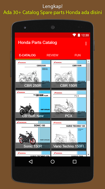 Image 3 for Parts Catalog Honda