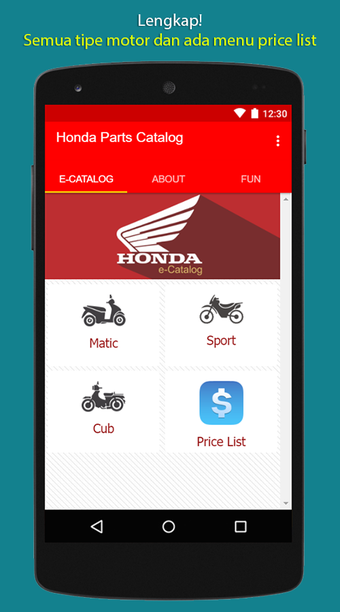 Image 0 for Parts Catalog Honda
