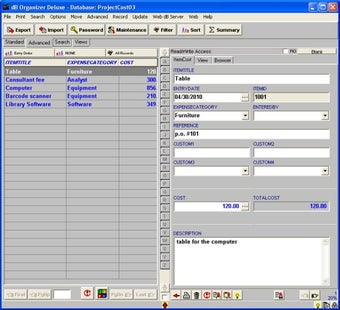 Image 0 for Project Cost Tracking Org…