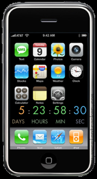 Image 0 for iPhone Countdown widget