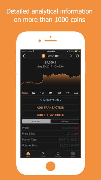Image 1 for Coin Stats - Bitcoin Altc…