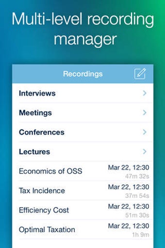 Imagen 0 para eXtra Voice Recorder Free…