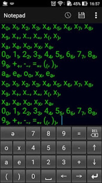 Image 1 for Subscript numeric keypad