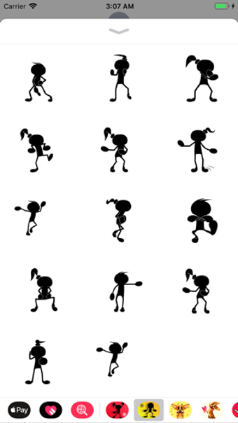 Imagen 2 para Dance Party Animated Stic…