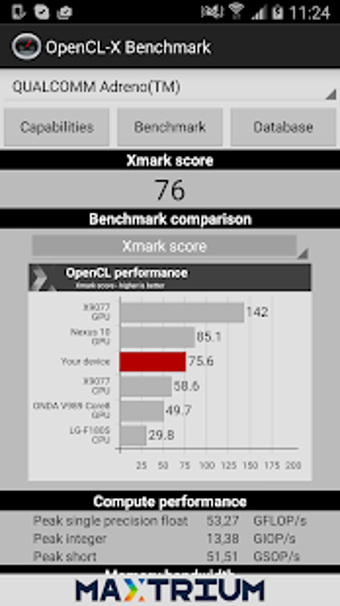 Imagen 1 para OpenCL-X benchmark