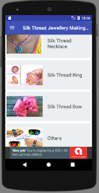 Image 1 for Silk Thread Jewellery Mak…