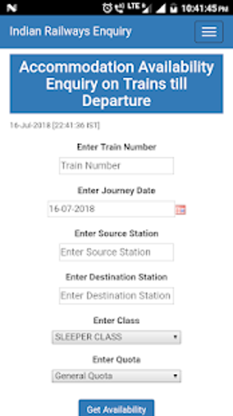 Image 1 for Indian Railway tatkal Res…