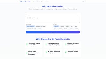Image 0 for AI Poem Generator
