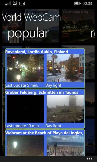 Image 2 for World WebCam for Windows …