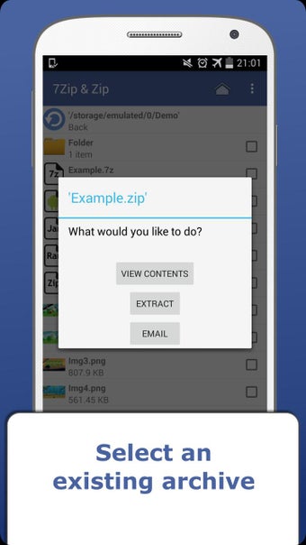 Image 4 for 7Zip & Zip - Zip File Man…