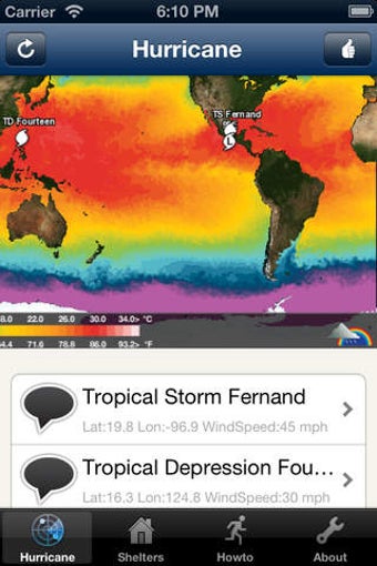 Image 0 for Hurricane Track & Outllok…