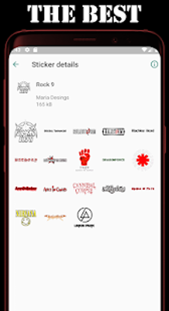 Imagen 0 para Wastickerapps Rock Metal