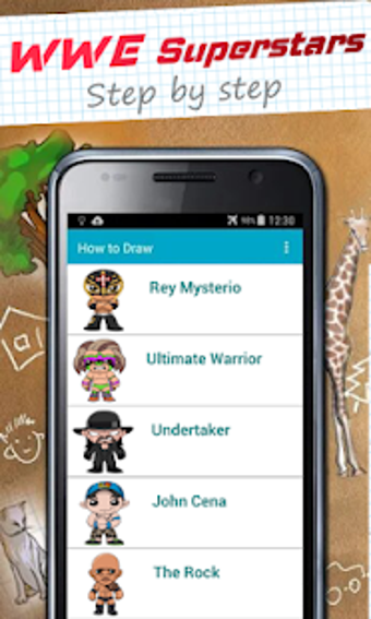 Image 0 for How To Draw WWE Superstar…