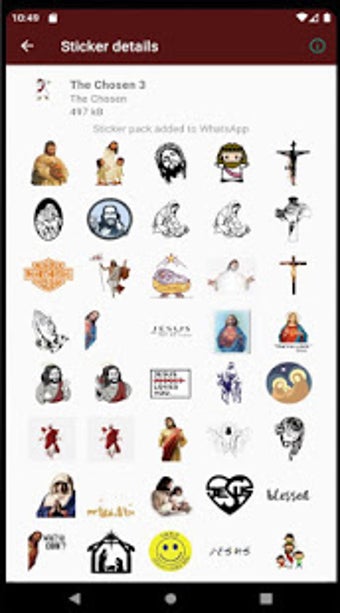 Image 1 for The Chosen Sticker Jesus …