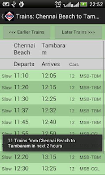 Imagen 3 para Chennai Local Train Timet…