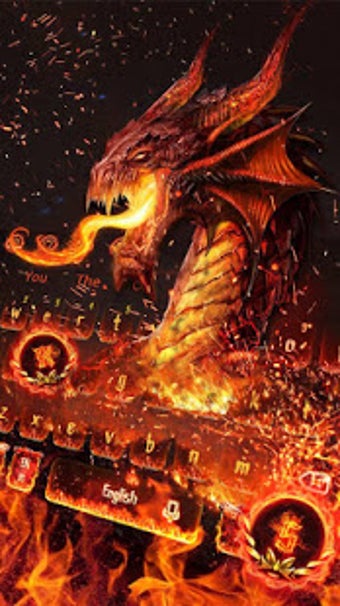 Imagen 0 para Red Fire Dragon Keyboard …