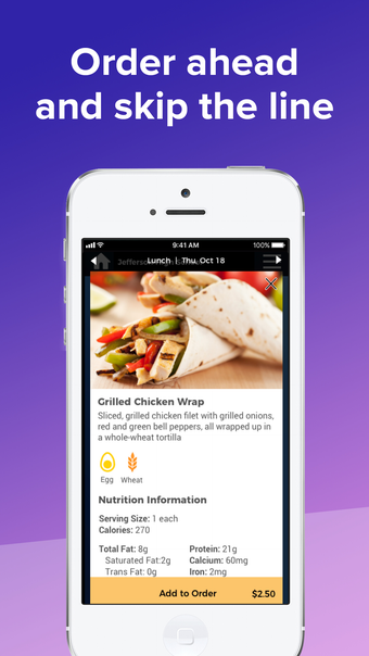 Image 0 for School Menus by Nutrislic…