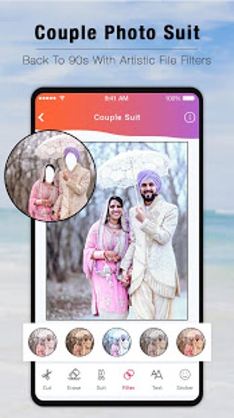 Imagen 2 para Couple Photo Suit - Coupl…