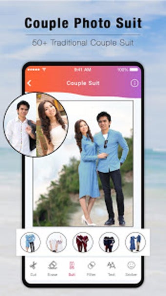 Imagen 1 para Couple Photo Suit - Coupl…