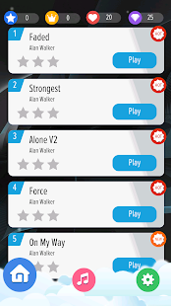 Imagen 1 para ALAN WALKER Piano Tiles