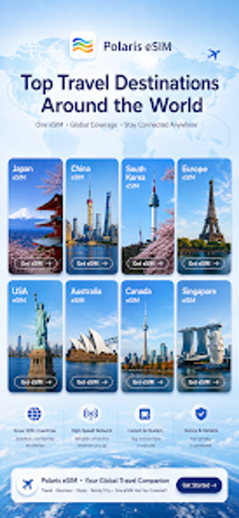 Imagen 0 para Polaris eSIM: Travel eSIM…