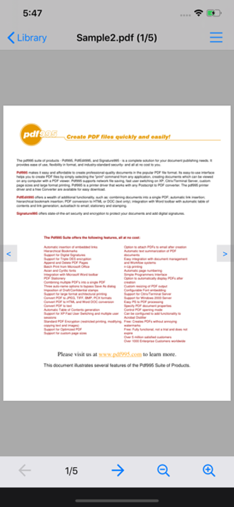 Image 1 for EBook Library: Easy PDF r…