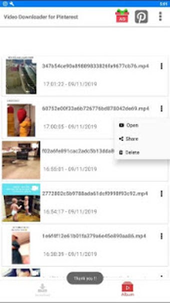 Imagen 1 para Video Downloader for Pint…