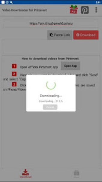 Imagen 2 para Video Downloader for Pint…