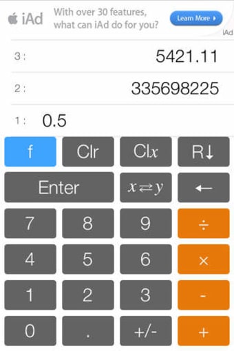 Image 0 for RPN Calculator free