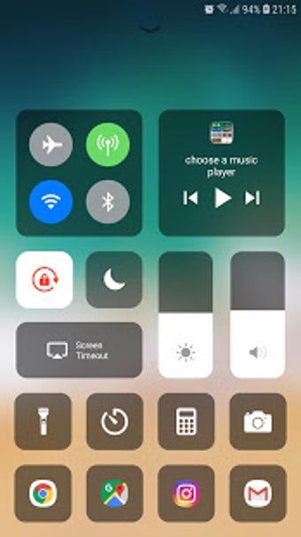 Image 0 for Control Center IOS 12