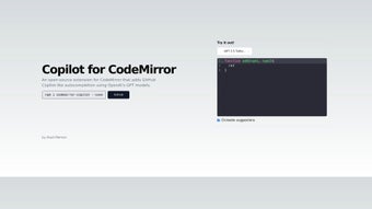 Image 0 for Copilot for CodeMirror