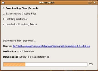 Image 0 for UNetbootin for Debian (32…