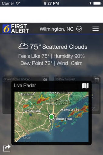 Image 0 for WECT 6 First Alert Weathe…
