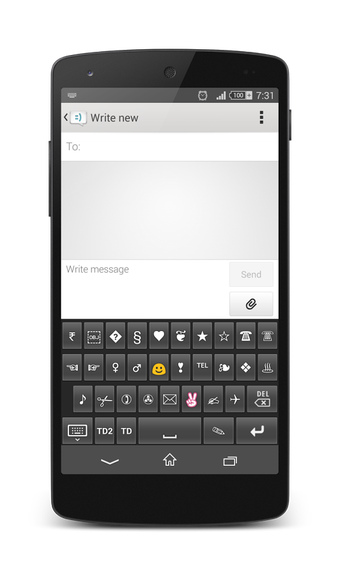 Imagen 3 para TypeDroid Pro with Keyboa…