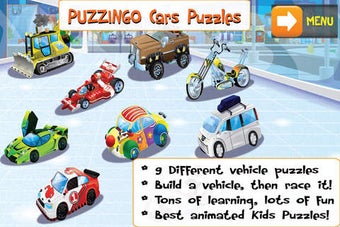 Image 0 for PUZZINGO Cars Puzzles Gam…
