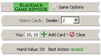 Image 0 for Blackjack Game Advisor