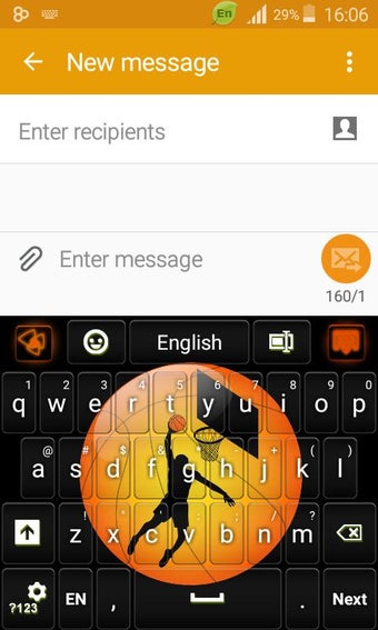Image 1 for Orange Basketball Keyboar…