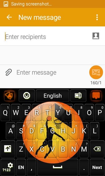 Image 0 for Orange Basketball Keyboar…