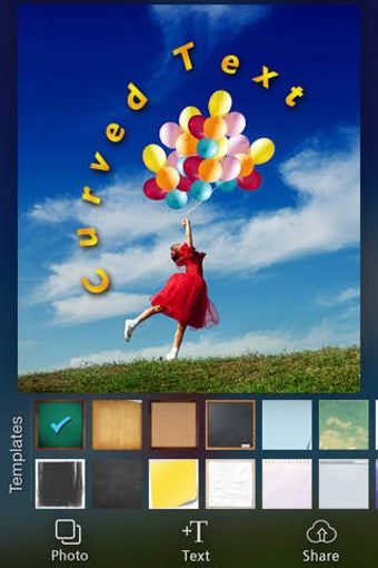Image 0 for Curved Text on Photo