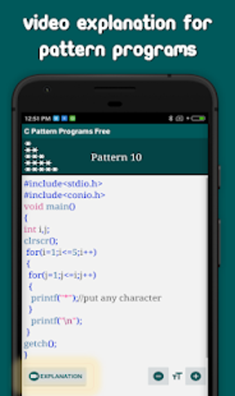 Imagen 3 para C Pattern Programs Free