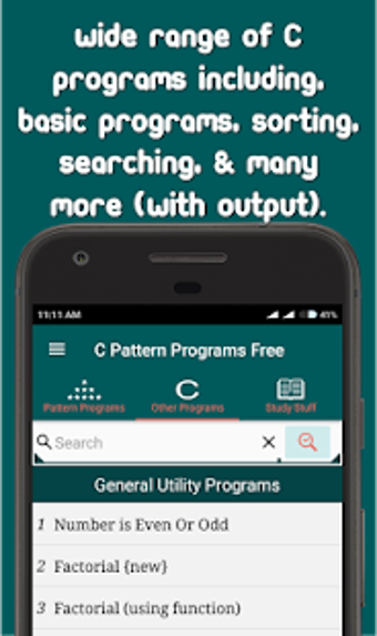 Imagen 2 para C Pattern Programs Free