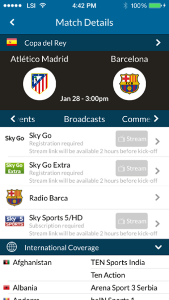Imagen 1 para Live Football TV - Offici…