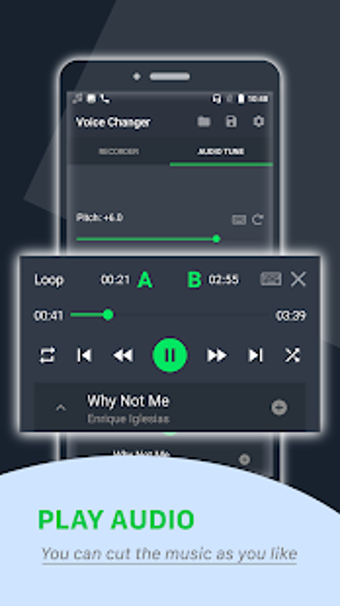 Imagen 1 para Voice changer: Recorder a…