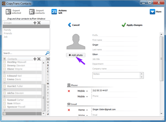 Image 9 for CopyTrans Contacts