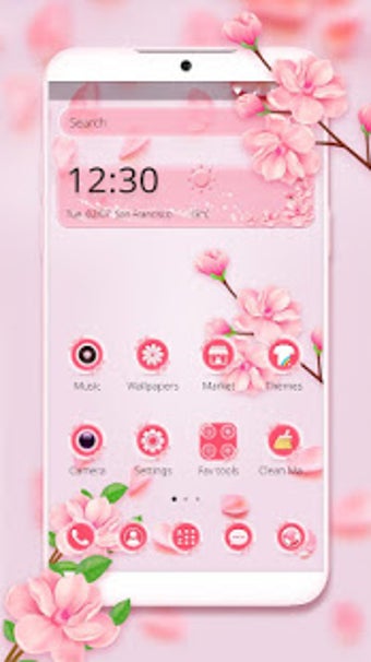 Imagen 3 para Beautiful Pink Flower The…