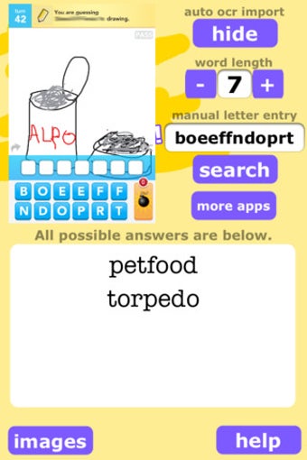 Image 0 for All Words for Draw Someth…
