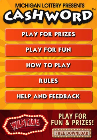 Image 0 for Cashword by Michigan Lott…