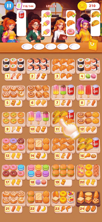 Imagen 0 para Food Order - Matching Sor…